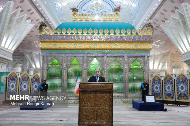 مراسم تجدید میثاق وزیر و کارکنان وزارت امور خارجه با آرمان‌های امام راحل