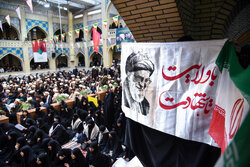 اجتماع حوزویان مشهد در دفاع از حریم ولایت