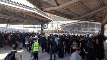 مرز مهران میزبان بیش از ۲۲ هزار زائر در آستانه نیمه شعبان  