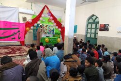 برگزاری جشن نیمه شعبان در حسین‌آباد شهرستان دلگان