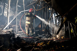 آتش‌سوزی بازار بزرگ جنت‌ - تهران