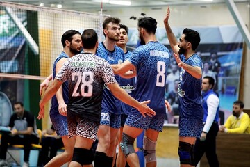 پیروزی رازین پلیمر در دربی والیبال تهران