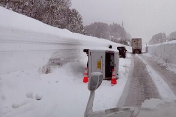 ۳۰ نفر بر اثر بارش برف سنگین در ژاپن جان باختند