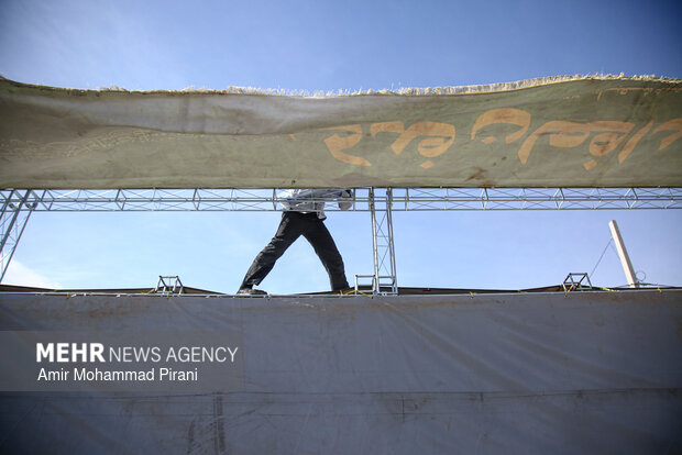 آماده سازی مواکب نیمه شعبان در قم