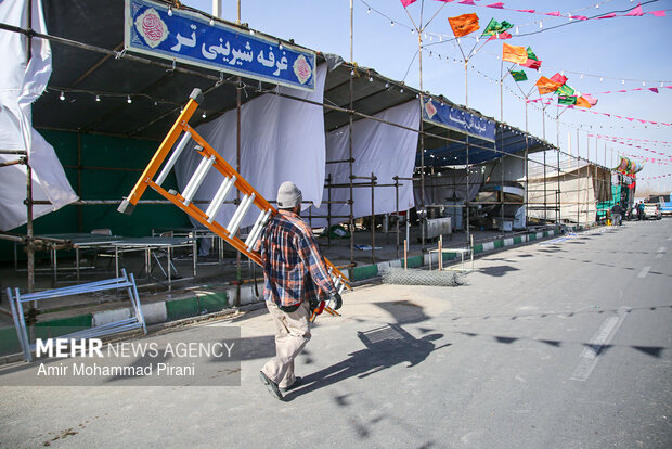 آماده سازی مواکب نیمه شعبان در قم