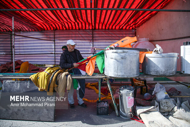 آماده سازی مواکب نیمه شعبان در قم
