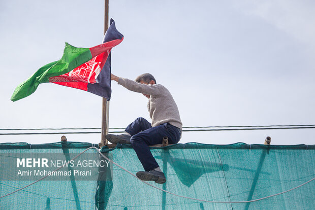 آماده سازی مواکب نیمه شعبان در قم