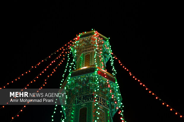قم در آستانه نیمه‌شعبان غرق در نور و شور