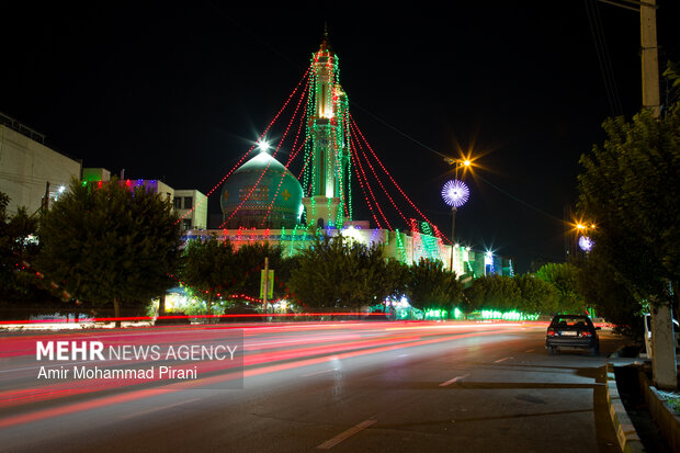 قم در آستانه نیمه‌شعبان غرق در نور و شور