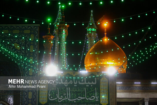 قم در آستانه نیمه‌شعبان غرق در نور و شور