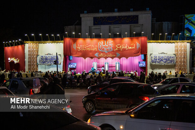 مشهد مقدس در آستانه نیمه شعبان