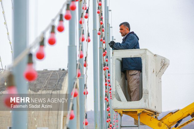 مسجد جمکران در آستانه نیمه شعبان
