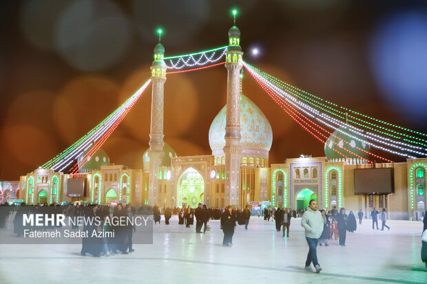 مسجد جمکران در آستانه نیمه شعبان