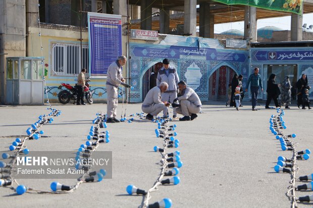 مسجد جمکران در آستانه نیمه شعبان