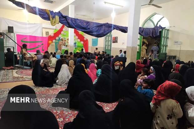 برگزاری جشن نیمه شعبان در حسینآباد هشرستان دلگان