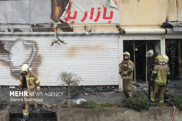 آتش‌سوزی بازار بزرگ جنت‌ - تهران