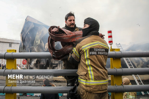 آتش‌سوزی بازار بزرگ جنت‌ - تهران