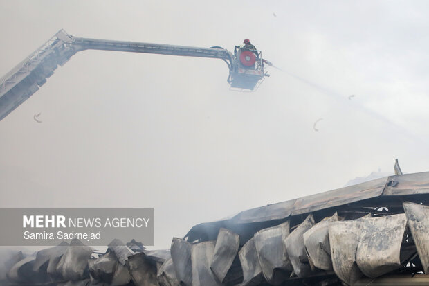 آتش‌سوزی بازار بزرگ جنت‌ - تهران