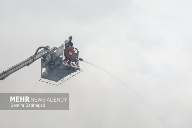 آتش‌سوزی بازار بزرگ جنت‌ - تهران