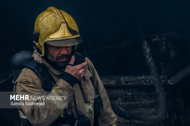 آتش‌سوزی بازار بزرگ جنت‌ - تهران