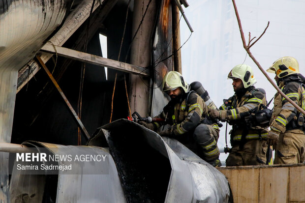 آتش‌سوزی بازار بزرگ جنت‌ - تهران