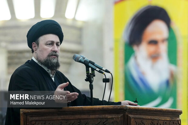 مراسم تجدید میثاق رئیس و نمایندگان مجلس با آرمان‌های امام خمینی(ره)