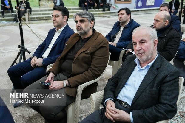 مراسم تجدید میثاق رئیس و نمایندگان مجلس با آرمان‌های امام خمینی(ره)