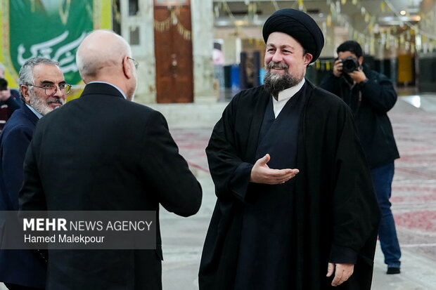 مراسم تجدید میثاق رئیس و نمایندگان مجلس با آرمان‌های امام خمینی(ره)