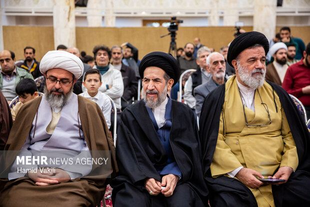 آیین عمامه گذاری طلاب حوزه علمیه امام حسین(ع) تهران