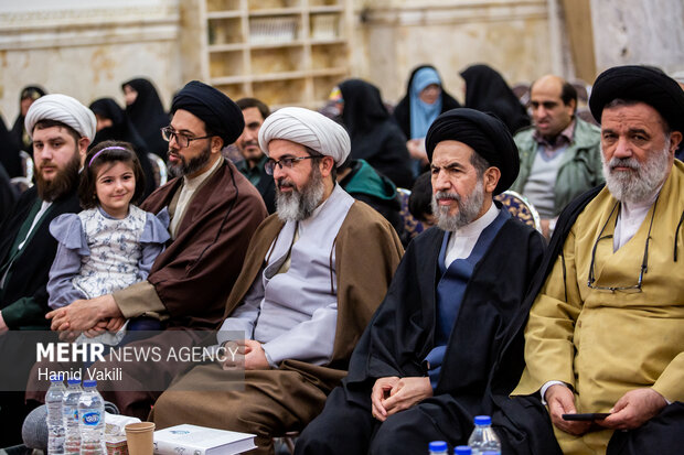 آیین عمامه گذاری طلاب حوزه علمیه امام حسین(ع) تهران