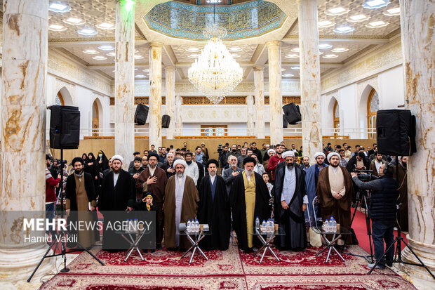 آیین عمامه گذاری طلاب حوزه علمیه امام حسین(ع) تهران