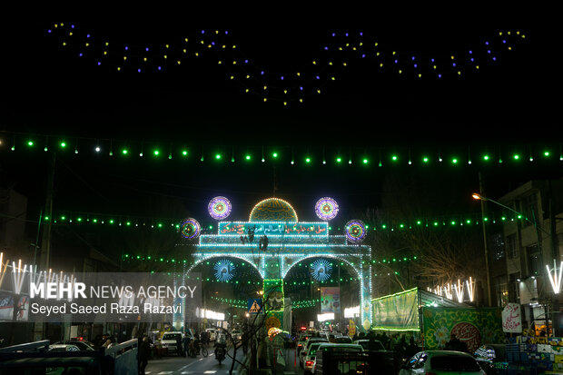 آذین بندی خیابانهای شهر تهران به مناسبت نیمه شعبان ۱۴۰۴