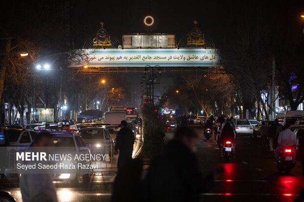 آذین بندی خیابانهای شهر تهران به مناسبت نیمه شعبان ۱۴۰۴