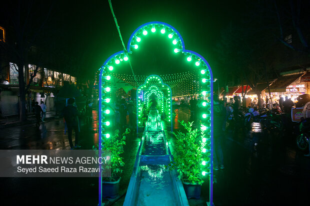 آذین بندی خیابانهای شهر تهران به مناسبت نیمه شعبان ۱۴۰۴