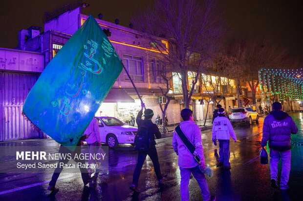 آذین بندی خیابانهای شهر تهران به مناسبت نیمه شعبان ۱۴۰۴