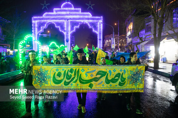 آذین بندی خیابانهای شهر تهران به مناسبت نیمه شعبان ۱۴۰۴