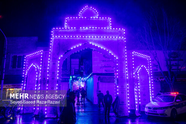 آذین بندی خیابانهای شهر تهران به مناسبت نیمه شعبان ۱۴۰۴