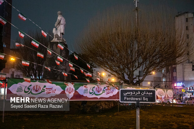 آذین بندی خیابانهای شهر تهران به مناسبت نیمه شعبان ۱۴۰۴