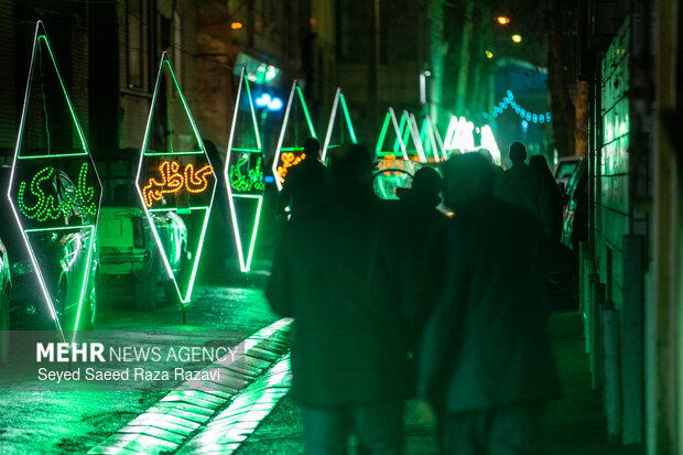 آذین بندی خیابانهای شهر تهران به مناسبت نیمه شعبان ۱۴۰۴