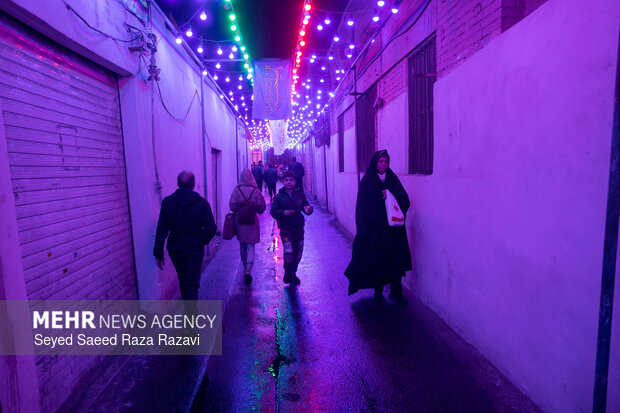 آذین بندی خیابانهای شهر تهران به مناسبت نیمه شعبان ۱۴۰۴