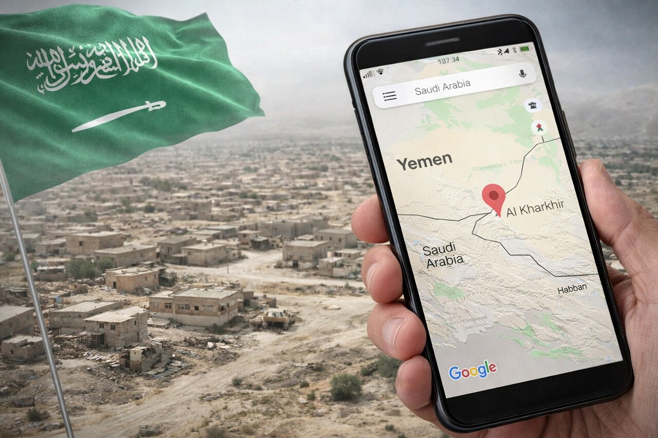 درخواست عربستان از گوگل برای حذف روستای «الخرخیر» یمن از نقشه