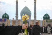 حال و هوای مسجد جمکران در نیمه شعبان