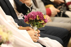 ترویج «ازدواج آسان» با برگزاری جشن ۱۱۰ زوج در مشهد