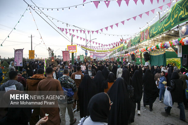 پیاده‌روی منتظران ظهور به سمت مسجد جمکران