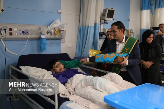 نوای امید در بیمارستان‌های ورامین با حضور سفیران مهدوی