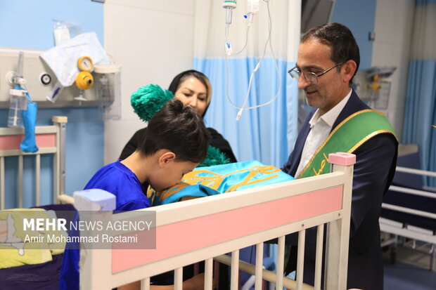 نوای امید در بیمارستان‌های ورامین با حضور سفیران مهدوی