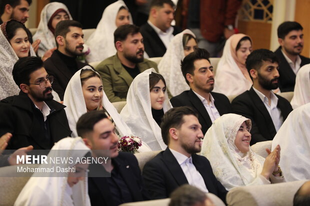 جشن ازدواج ۱۸۵ زوج دانشجوی دانشگاه‌های استان اردبیل