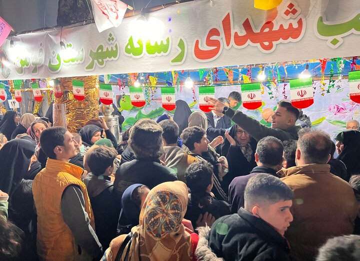 باران هم مانع نشد؛ نیمه شعبان در زادگاه آیتالله بهجت (ره)