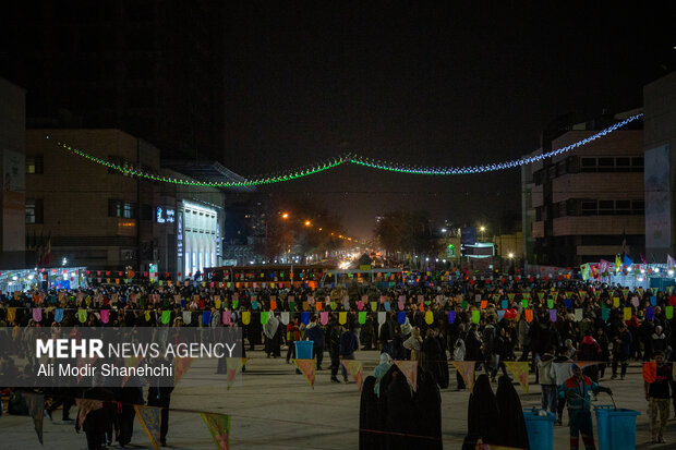 جشن عید نیمه شعبان در مشهد مقدس