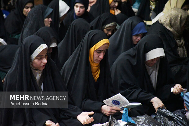 مراسم احیای نیمه شعبان در بیرجند